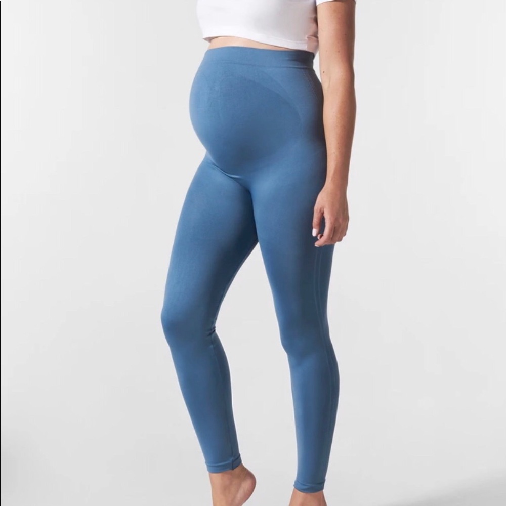 Blanqi Everyday Maternity Leggings (Oil Blue)